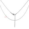 Collar martillado de acero inoxidable Colgante geométrico Diseño simple Cadena de joyería de nicho de alta gama Cadena para la clavícula Venta al por mayor