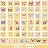 Más de 50 pegatinas de graffiti de la serie de mariposas coloridas, lindas pegatinas de animales, pegatinas decorativas impermeables para vaso de agua, patineta