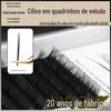 0.07 Enxerto de cabelo redondo único cílios 0.10 Cabelo de vison naturalmente grosso Bebê curvo mais beleza de cílios