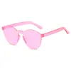 Moda nuevos gafas de sol de moda TikTok para mujer Viaje disco divertidas Protección UV Gafas a prueba de sol de celebridad de Internet hombres