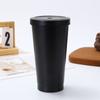Nueva taza térmica de acero inoxidable 304 de gran capacidad con tubo de succión de doble vacío, taza de café para el hogar, la oficina y el negocio.