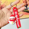 Nuevo Llavero Femenino Lindo Muñeco de Nieve Anciano Muñeca Colgante para Mochila Escolar Masculina Pareja Fábrica Colgante de Árbol de Navidad Dibujos Animados