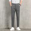 Pantalones Vaqueros para Hombre 2024 Primavera, Otoño, Verano Estilo Coreano de Moda Pantalones Cortos Ajustados Pantalones Falsos Pantalones Casuales