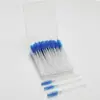 Caja de 50 Piezas Varilla de Cristal Espiral Multicolor de Un Solo Uso Cepillo para Lavar Pestañas Cejas Pestañas Doble Propósito Stock Listo Venta al por Mayor