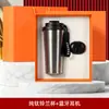 Set de regalo empresarial, taza de café de titanio puro, recuerdo con logo personalizado, regalo práctico de verano para clientes