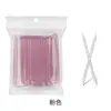 Removedor de Esmalte de Uñas Portátil Varilla de Cristal Taladro de Punto Herramienta de Doble Punta Plana y Puntiaguda Kit de Herramientas para Recoger Pegamento y Arte de Uñas