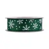 Decoración Navideña Personalizada con Estampado Dorado de Feliz Navidad Empaque de Regalo Accesorios para el Cabello Set de Cinta de Poliéster para Manualidades