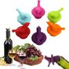 Amazon Venta Caliente Tapón de Vino de Pájaro Tapón de Botella de Silicona Tapón de Vino Tapón de Vacío para Vino Tapón de Botella de Silicona
