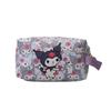 Bolsa de Maquillaje Grande Estilo Caricatura Japonesa 2026 con Estampados Lindos y Textura, Bolso de Mano para Viaje y Almacenamiento de Artículos de Tocador