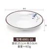 Cuenco de sopa de melamina plato de cena creativo cuenco para col china pescado tazón de sopa plato hondo de porcelana para restaurante cuenco tipo sombrero de paja vajilla comercial de plástico