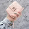 Nova Carteira Feminina Curta Carteira com Zíper Grande Capacidade Pingente Carteira de Couro Macio Porta-Cartões Fabricante Atacado Dropshipping