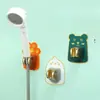 Suporte para Chuveiro Sem Furo Banheiro Chuveiro Gancho Ajustável para Chuveiro Suporte Acessórios Base de Fixação para Chuveiro Multifuncional