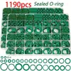 Juego Combinado de Juntas Tóricas 1190 Piezas Sellos para Compresor de Aire Acondicionado de Automóvil Juntas de Sellado de Goma Múltiples Especificaciones