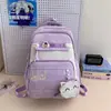 2025 Nuevo Estilo Mochila Escolar para Estudiante de Secundaria y Preparatoria Estilo Coreano para Campus con Gran Capacidad y Buen Aspecto
