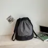 Bolsa de natación portátil para mujer, gran capacidad, diseño de nicho, bolsa para deportes y fitness, mochila estudiantil con bloques de color, bolsa de playa