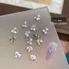 Acessórios Populares para Unhas com Bolas de Diamante Empilhadas, Produtos Acabados, Luxo Acessível, Super Brilho, Cristais para Unhas Multifacetados, Diamantes Empilhados, Acessórios de Unha Usáveis, Diamantes