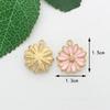 Fabricante de Accesorios de Joyería de Estilo Floral, Venta al por Mayor de Joyería DIY Hecha a Mano de Aleación, Accesorios de Joyería DIY con Goteo de Aceite Transfronterizo