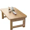 Mesa plegable de madera maciza, mesita de noche, tatami, mesita de café pequeña de caucho, mesa para alféizar de ventana, escritorio de noche, escritorio de computadora