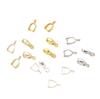Clip de hebilla de semilla de melón chapado en oro 14K que conserva el color, colgante de hebilla de cuentas, pulsera de joyería DIY hecha a mano, accesorios para collar casero