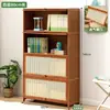 Estantería de libros, estantería de almacenamiento con puerta de armario, armario de almacenamiento, armario de parche integrado, vitrina, armario de almacenamiento multicapa para sala de estar.