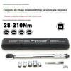 Chave de torque de pneu ajustável pré-fabricada de carro chave de torque KG torque de catraca ferramenta de soquete 210N