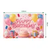 Nuevo Tela de Fondo de Cumpleaños Transfronteriza de Amazon Fiesta Festiva Decoración de Foto Banner de Check-In Venta al por Mayor Personalización