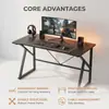 Escritorio de computadora, escritorio simple moderno, escritorio para el hogar, escritorio para gaming, escritorio para estudiantes, juego completo de escritorios para oficina