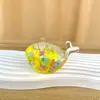 Chaveiro de Baleia Oceânica de Acrílico com Óleo de Quicksand Pingente de Mochila Ornamento Lindo Luminoso Presente Atacado