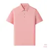 Camisa tipo POLO personalizada hecha de lyocell mercerizado, antibacteriana, color liso, camiseta de manga corta para hombre para verano, ropa de trabajo para equipo corporativo