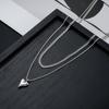 Colar de amor masculino aço titânio não desbota tendência da moda design de personalidade corrente clavicular feminino alta qualidade combina com tudo joias atacado