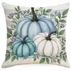 Decoración Transfronteriza de Otoño Cojín Decorativo Funda de Almohada de Calabaza y Calavera Decoración de Sala de Estar Cojín Decorativo para Sofá Cojín de Respaldo para Mesita de Noche