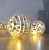 Cadena de Luces para Bolas de Navidad de Espejo led Decoración Diseño de Lugar Navideño Barra Luces Colgantes Creativas Decoración de Salón de Baile INS
