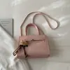 Bolsa Quadrada Pequena de Nicho para Mulheres Moda Primavera 2026 Nova Bolsa de Mão Simples Estilosa Bolsa de Ombro Único Transversal
