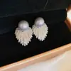 @ Oferta Especial @ Pendientes de Borla de Perla Distintivos Vintage Incrustados de Diamantes Alta Moda Combinan con Todo Pendientes Elegantes de Lujo Ligero