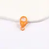 Llavero Accesorio con Cierre de Pinza de Langosta en Forma de Corazón Pintado de Colores, Anillo Abierto de Resorte Color Caramelo, Cierre con Colgante de Muñeca Creativo