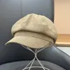 Gorra de estilo coreano para mujer, gorra de plato de moda, nuevo modelo primavera y otoño 2026, elegante gorra de artista que hace que la cara se vea más pequeña, gorra octogonal de pico de pato de moda