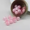 Cuentas Redondas Doradas Chapadas en Oro de Resina con Forma de Nube de Agujero Grande Cuentas Sueltas Imitación Ojo de Gato Bohemio Accesorios para Cinturón de Ropa Estilo Chino Hanfu DIY