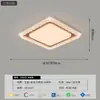 Luminária de teto para sala de estar estilo medieval, luz retangular de nogueira retrô francesa, luxo leve, cristal acrílico de alta qualidade, luz para hall