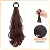 Peluca Clip Cola de Caballo Trenzada, Suave Estilo Coreano Cola de Caballo Baja, Peluca Estilo Chino Nuevo, Cabello Artificial, Artefacto de Peinado Natural Perezoso