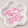 Pintura en Aerosol Acrílica Jenga Encaje Cuentas Sueltas Hecho a Mano DIY Collar de Cuentas Cadena para Teléfono Móvil Material Accesorios Decorativos