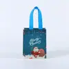 Transfronteiriço em estoque Sacola de Natal Saco de Embalagem de Presente Portátil Dobrável Filme Bronzeador Coberto Saco Não Tecido Personalizado
