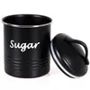 Juego de Frascos Sellados para Almacenamiento de Cocina Frasco para Té Café Especial Transfronterizo Frasco de Hierro para Almacenamiento Frasco de Café Exportación Personalizada
