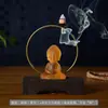 Shengjian esmalte colorido novos ornamentos Zen pequeno monge pet de chá criativo casa incenso de fluxo reverso artesanato vendas diretas da fábrica