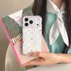 Funda de Teléfono con Patrón de Lunares de Colores para Pantalla Completa Aplicable para iPhone 18promax Apple 17 Borde Redondo 16 Simple 15