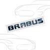 Aplicável a novos Mercedes-Benz Classe G Classe E Classe C Classe S logotipo de letras BARBUS modificado logotipo de carro preto