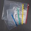 Bolsa de plástico transparente para ropa con cremallera al por mayor cpe almacenamiento de archivos impermeable bolsa autosellable comida universal bolsa de embalaje de plástico