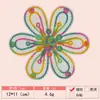 Gancho de Mão Imitação Cor Macaron Toalha Imitação Caxemira Flor Bordada Tecido Patch Roupas Femininas Roupas Infantis Patch Decorativo Patch