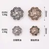 Hebilla de Diamantes en Forma de Flor Abrigo Chaqueta Traje de Lana Metálico Ropa Formal Botón Cierre de Botón Botón Oro Accesorios de Ropa