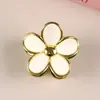 Nuevo Clip de Pelo de Flor de Cinco Pétalos Transfronterizo Moda Pinza de Garra Incrustada Literaria Pinza de Tiburón de Gama Alta para Mujer Accesorios para el Cabello Venta al por Mayor