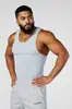 Chaleco acanalado de seda helada tejido nuevo Youngla para hombre, chaleco deportivo de fitness, mallas para correr, baloncesto, entrenamiento